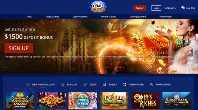 Sites Like All Slots Casino + Sister Sites