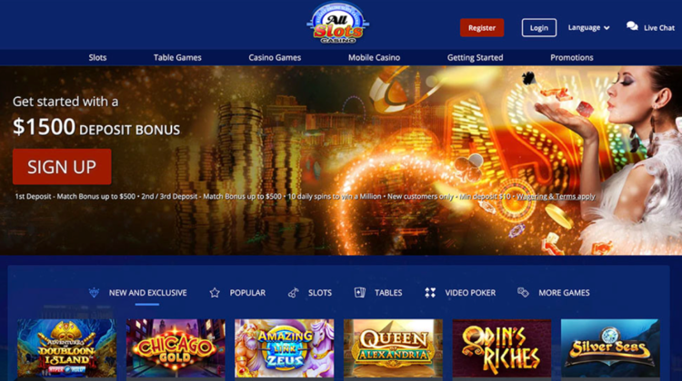 Sites Like All Slots Casino + Sister Sites