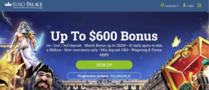 Sites Like Euro Palace Casino + Sister Sites
